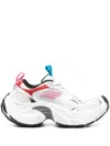 Balenciaga Multicolor Mesh And Rubber 6xl Sneakers In White