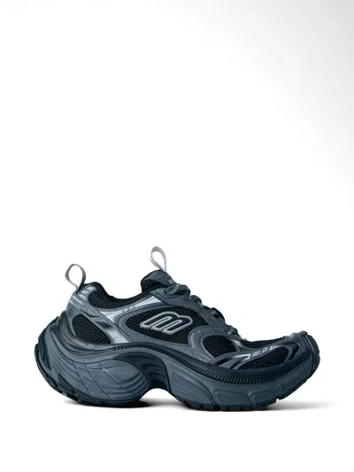 Balenciaga 6xl Panelled Sneakers In Black