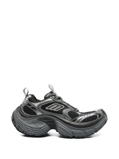 Pre-owned Balenciaga 6xl Panelled Sneakers In Black