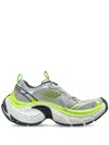 Balenciaga Multicolor Mesh And Rubber 6xl Sneakers In Gray