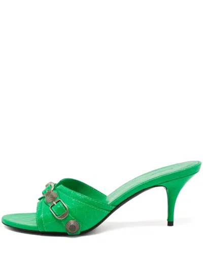 Pre-owned Balenciaga 75mm Le Cagole Sandals