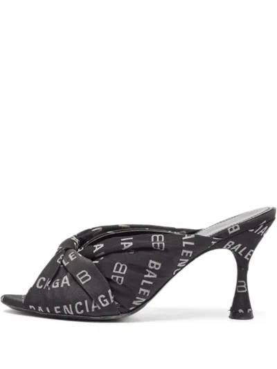 Pre-owned Balenciaga 80mm Drapy Sandals