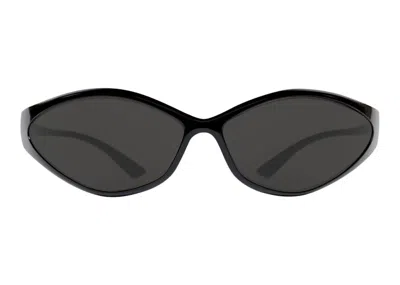 Pre-owned Balenciaga 90s Oval Sunglasses In Black (745069t00071000)