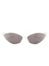 Balenciaga Reverse Xpander 2.0 Tinted Sunglasses In White