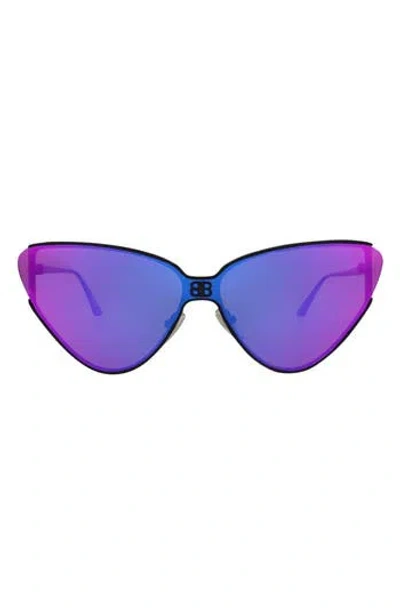 Balenciaga 99mm Cat Eye Sunglasses In Purple