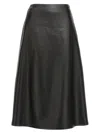 Balenciaga Flared High Waist Midi Skirt