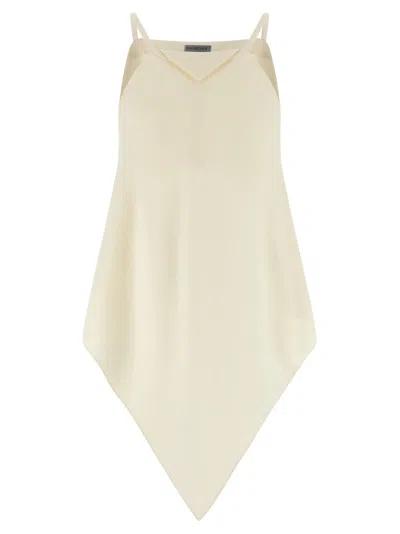 Balenciaga A Sciarpa Top In Neutral