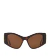 Balenciaga Dynasty Xl D-frame Sunglasses In Brown