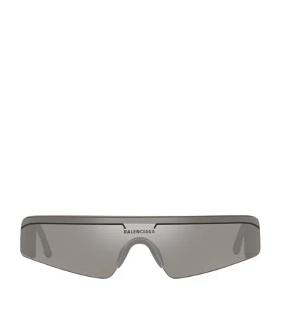 Balenciaga Acetate 6e000184 Sunglasses In Silver