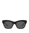 Balenciaga Womens Black Bb0132s Cat-eye Frame Acetate Sunglasses In Black