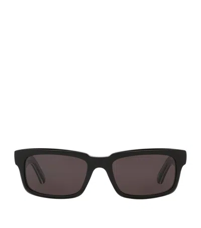 Balenciaga Acetate Bb0345s Sunglasses In Black