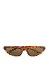 Balenciaga Cat Eye Frame Sunglasses With Oval Lenses