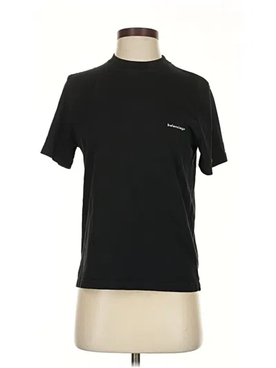 Pre-owned Balenciaga Active T-shirt In Black