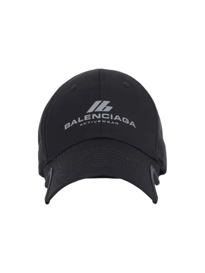 Balenciaga 'activewear' Basebal Hat In Black  