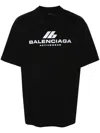 Balenciaga Activewear T-shirt In Black