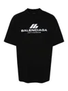 Balenciaga Activewear T-shirt In Black