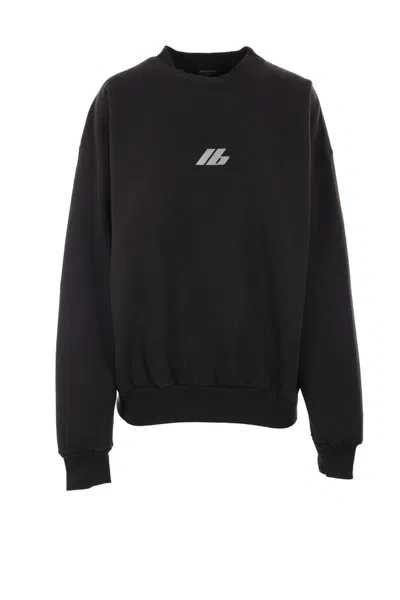 Balenciaga Activewear Crewneck Sweatshirt In Black