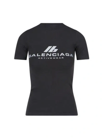 BALENCIAGA BALENCIAGA ACTIVEWEAR FITTED T-SHIRT