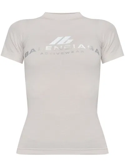 BALENCIAGA ACTIVEWEAR FITTED T-SHIRT