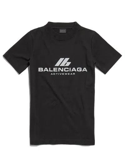 BALENCIAGA ACTIVEWEAR FITTED T-SHIRT