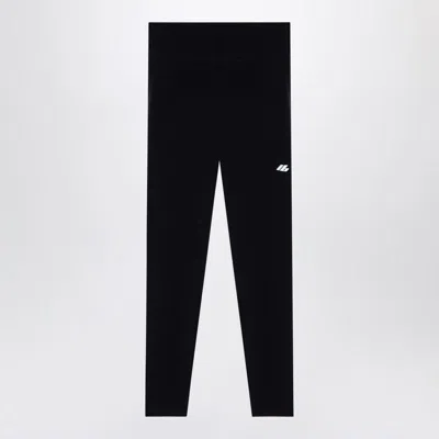 Balenciaga Activewear Leggings In Matt Nylon Blend In Black