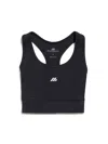 Balenciaga Sporty Reflective Logo Top Tops Black In Black