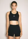 Balenciaga Sporty Reflective Logo Top Tops Black In Black