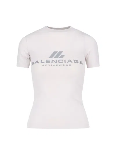 BALENCIAGA ACTIVEWEAR STRETCH JERSEY T-SHIRT