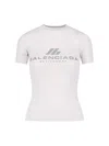 Balenciaga 'activewear' Stretch Jersey T-shirt In White