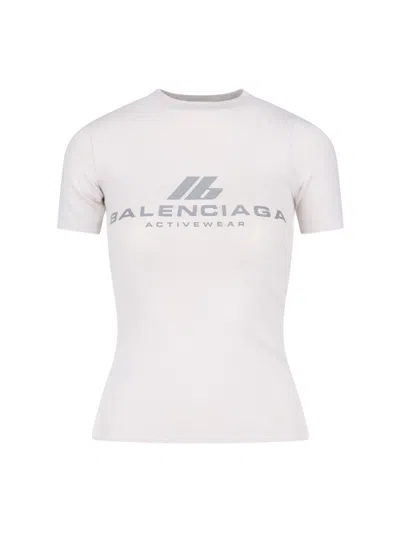 BALENCIAGA 'ACTIVEWEAR' STRETCH JERSEY T-SHIRT