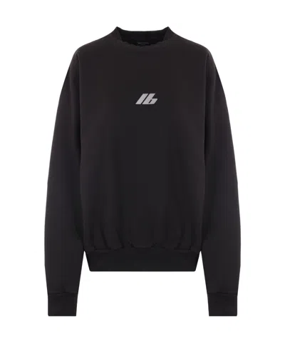 BALENCIAGA BALENCIAGA ACTIVE SPORTS PRINTED CREWNECK SWEATSHIRT