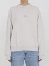 Balenciaga Activewear Logo Print Sweatshirt In White