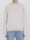 Balenciaga Activewear Logo Print Sweatshirt In White