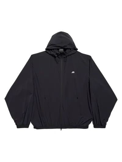 Balenciaga Activewear Windbreaker Jacket In Black