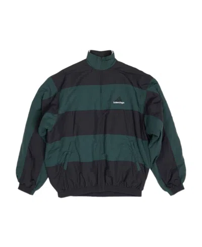 Balenciaga Giacca Imbottita Double Face  / Adidas  In Verde In Green
