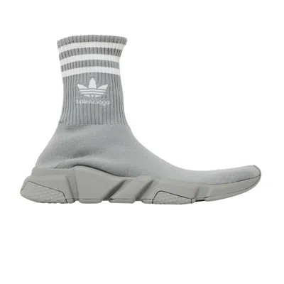 Pre-owned Balenciaga Adidas X  Speed Sneaker 'grey' | Men's Size 42 In Gray
