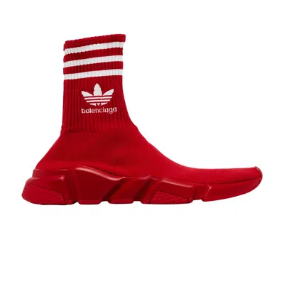 Pre-owned Balenciaga Adidas X  Speed Sneaker 'red' | Men's Size 43