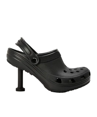 Balenciaga Adjustable Ankle Strap High-heeled Sandals In Black