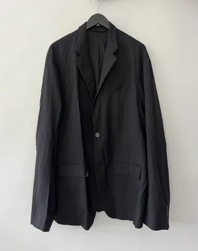 Pre-owned Balenciaga Afterworld Black Oversized Tailored Blazer