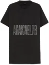 Balenciaga Cotton T-shirt With Agaicnelab Pattern In Black