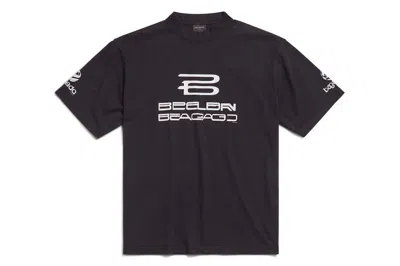 Pre-owned Balenciaga Ai Generated Medium Fit T-shirt Black