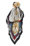 Balenciaga Nautical Square Scarf Design In Multi