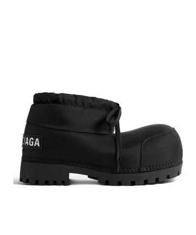 Balenciaga Black Alaska Boots In 1000 Black