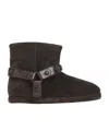 Balenciaga Soft Ankle Bootie Round Toe In Brown