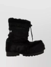 BALENCIAGA ALASKA ANKLE BOOTS WITH CHUNKY SOLE AND FUR TEXTURE