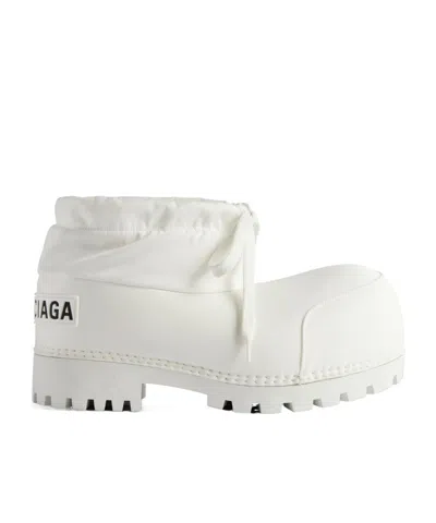 Balenciaga Alaska Booties In White