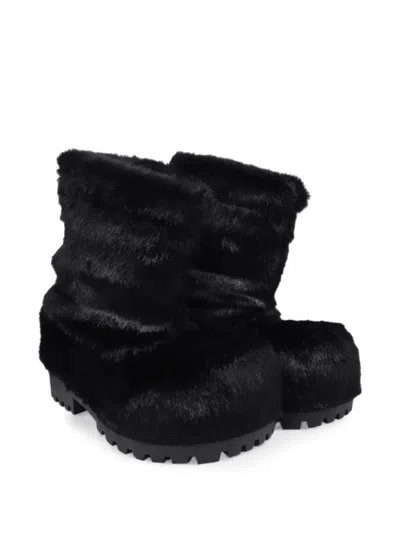 Pre-owned Balenciaga Alaska Boots In Black
