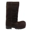 Balenciaga Alaska Fur Boots In Brown