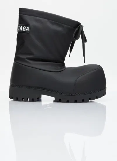 Pre-owned Balenciaga Alaska Low Boots In Black