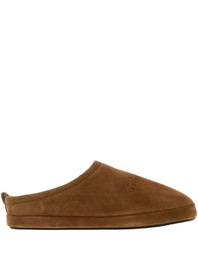 Balenciaga Alaska Slipper In Brown